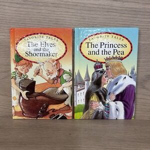 2 Favorite Tales Books The Princess and the Pea The Elves and the Shoemaker